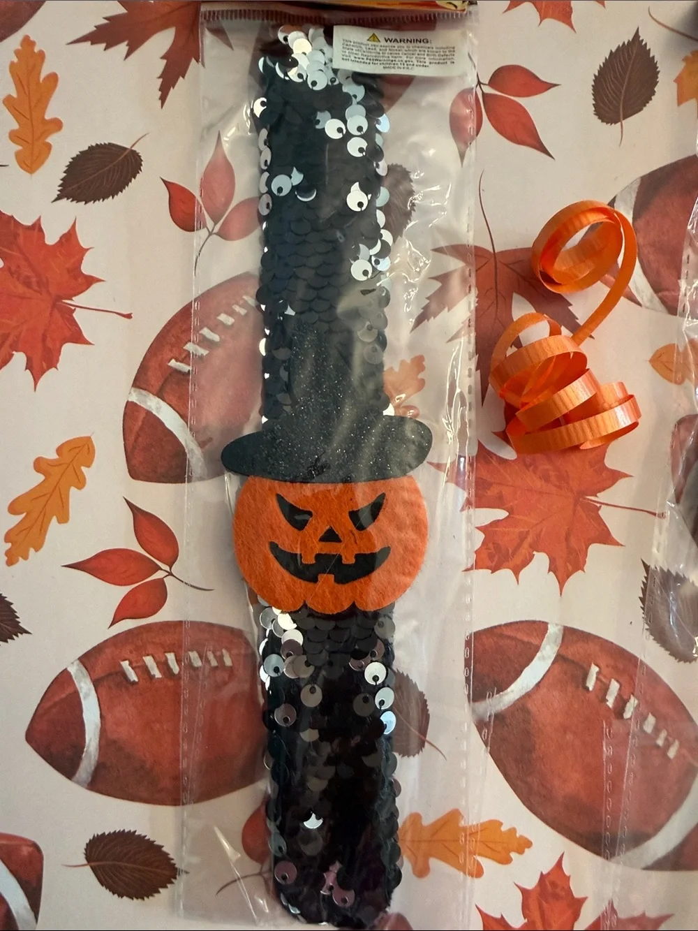 Cute Bling Halloween Themed Slap Bracelets for Kids (Variety Available)